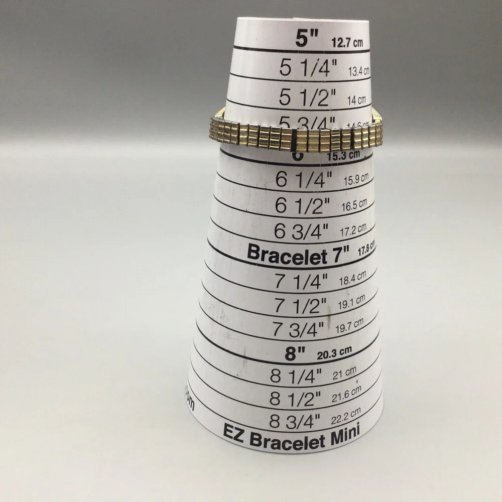 Vintage Abalone Heart Watch Womens 24mm Gold Tone Stretch Band New Battery - Picture 11 of 14